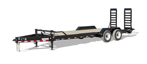 equipment trailer on the Georgia Trailer Outlet lot